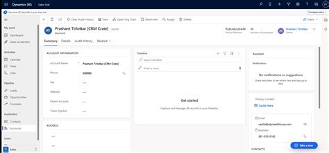 How To Delete An Audit History Of A Specific Record In Model Driven App Dynamics 365 Crm Crate