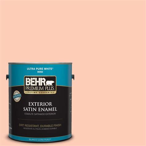 Behr Premium Plus Gal P Dainty Apricot Satin Enamel Exterior