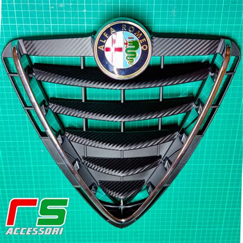 Alfa Romeo Giulietta Decal Scudo Frontale Carbonlook Tuning