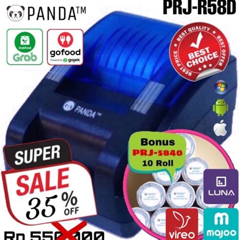 Jual Printer Bluetooth Kasir Ppob Panda Prj R D Thermal Mm Android