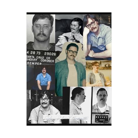 Ed Kemper Serial Killer Poster Mixed Media Copy Of Signature Etsy