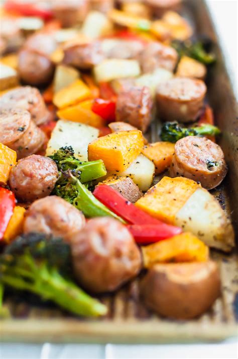 Sheet Pan Sausage And Vegetables Megs Everyday Indulgence