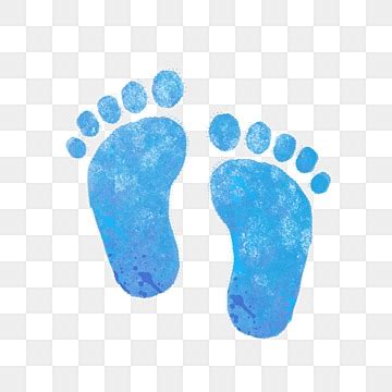 Baby Footprints Clipart Vector Blue Baby Footprints Blue Clipart