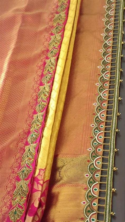 Simple Pattu And Silk Saree Kuchu Design Indian Fashion Ideas