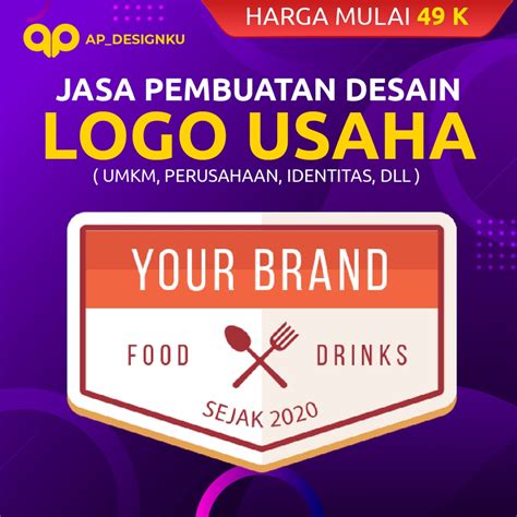 Jual Jasa Desain Logo Desain Logo Umkm Logo Label Kemasan Design