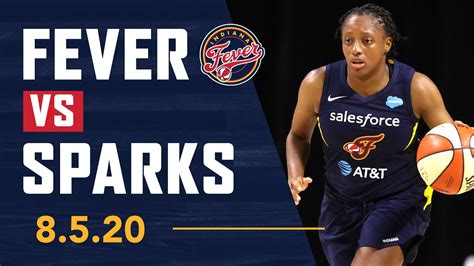 Indiana Fever Highlights Vs Los Angeles Sparks August 5 2020 Youtube