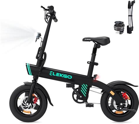 Elekgo E Bike Bicicletta Elettrica Da Pollici Con Motore Da W E