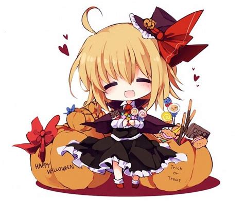 Top H N V H Nh Halloween Chibi Coedo Vn