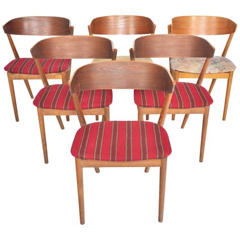 Set Of Six Teak Danish Sibast Dining Chairs For Sale At 1stDibs