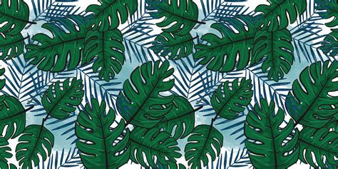 Tapis Vinyle Plantes Motif De Monstera Tropical