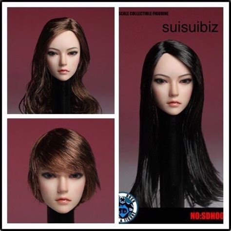 Ready Stock 1 6 Super Duck Sdh002 Asian Female Head Sculpt Hobbies