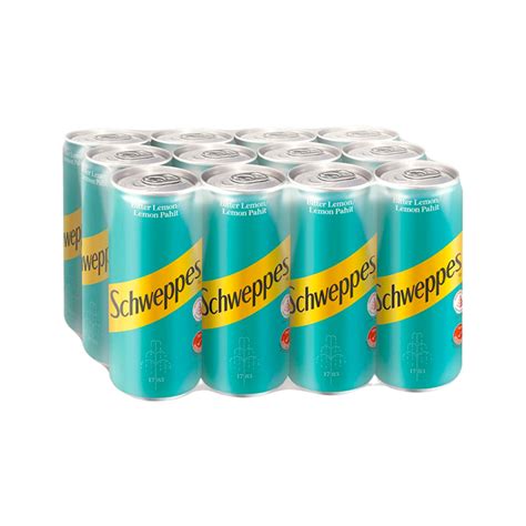 Schweppes Bitter Lemon Can 12pcsx330ml Shopifull