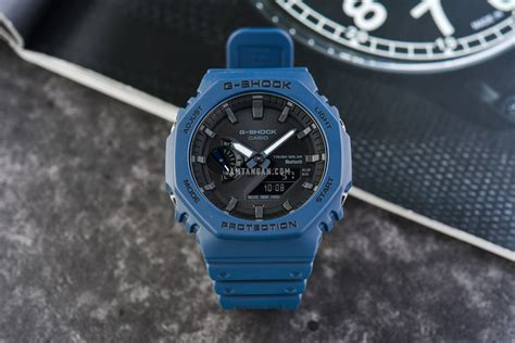 Casio G Shock Ga B Adr Tough Solar Digital Analog Dial Blue Resin