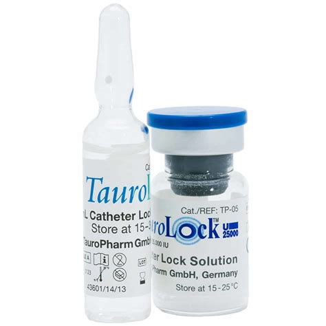 Taurolock Catheter Locking Solution Iskus Health