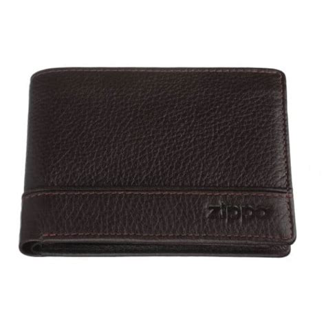 Brown Navassa Tri Fold Wallet ZIPPO vrhunski originalni američki