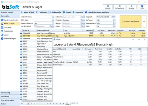 Artikelverwaltung Perfekt Im Griff Dank Bizsoft