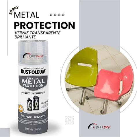 Rapid Paint SPRAY VERNIZ BRILHANTE METAL PROTECTION 430ML RUST OLEUM