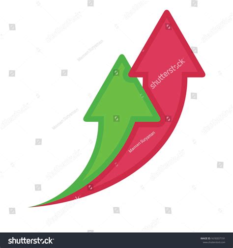 Logo Two Arrows Vector Logo Stock Vector Royalty Free 1618337191