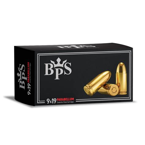 BPS 9x19 mm Parabellum Pistol Cartridges - AGC Ammo