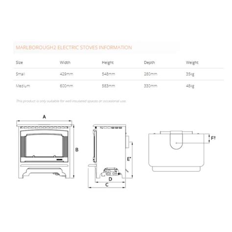 Gazco Marlborough 2 Electric Stove Stonewoods