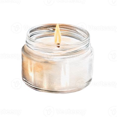 Luxury Candles Watercolor Png