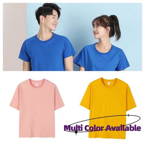 100 Cotton Unisex Couple T Shirt Mens Fashion Tops And Sets Tshirts