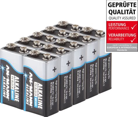 Ans Al V Pack Of Ansmann Alkaline V Batteries At Reichelt