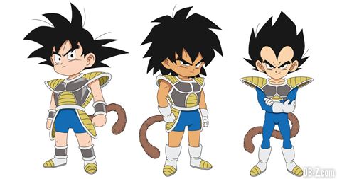 Voici De Nouveaux Visuels De Goku Broly Et De Vegeta Enfants Dans Le