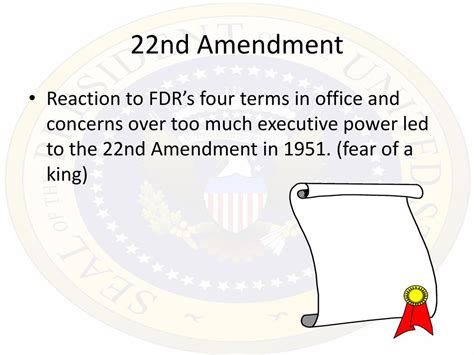 22nd Amendment Fdr