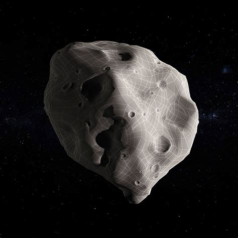 Asteroid Lutetia 3d Model 35 Max Fbx Obj Free3d