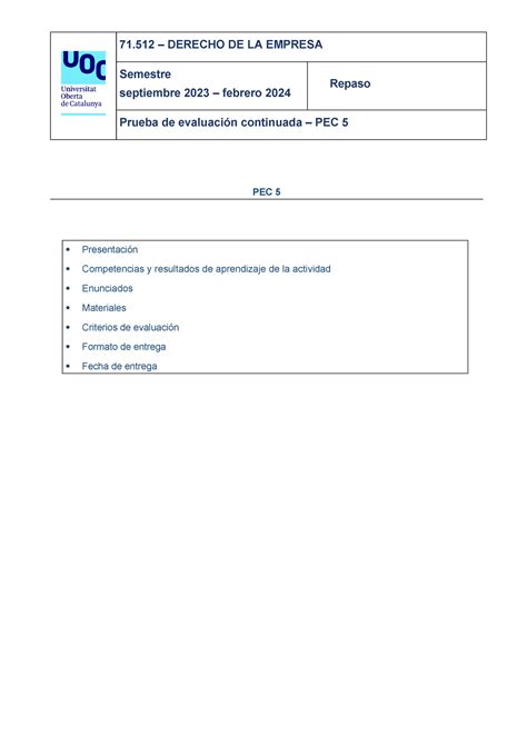 Pec Correcta Por Anulaci N De La Anterior Derecho De La