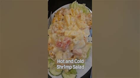 Hot And Cold Shrimp Salad Youtube