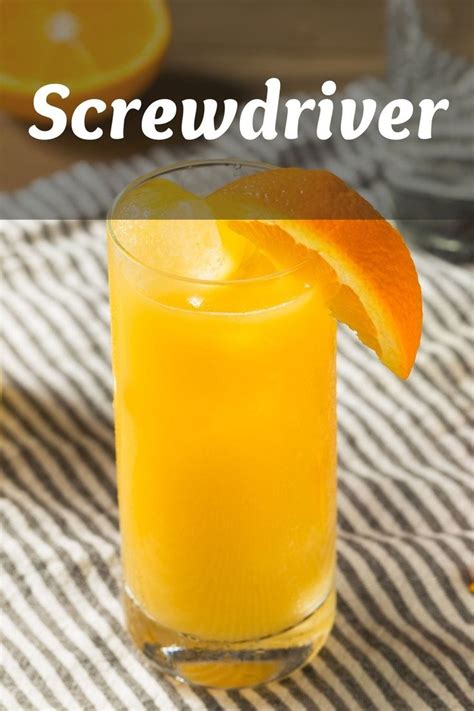 Screwdriver Der Klassiker Aus Wodka Und Orangensaft Rezept In