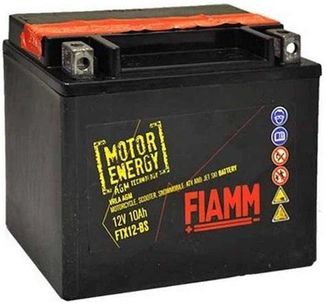 Motobaterie Fiamm Motorenergy AGM 12V 10Ah FTX12 BS Autodíly PEMA