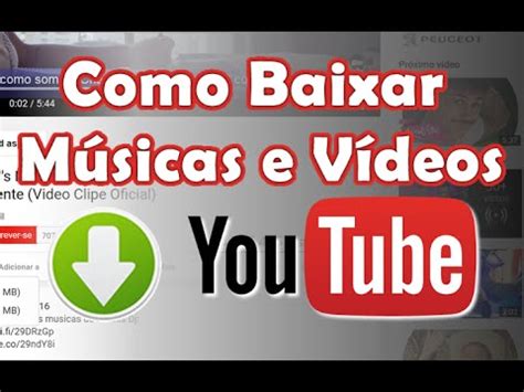 Como Baixar M Sica E V Deos Do Youtube R Pido E F Cil Sem