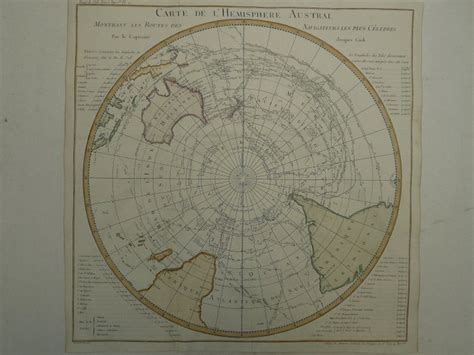 Worldmap Antarctica Australia New Zealand J N Bellin Catawiki