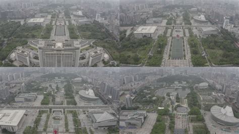 广东省东莞市中心广场六大馆东莞地标航拍 视频素材下载 编号 12743251 光厂 Vj师网