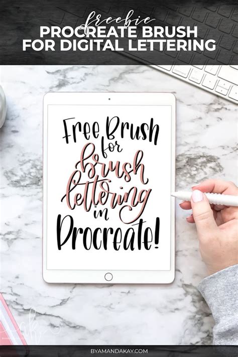 Free Procreate Brush For Brush Lettering Artofit