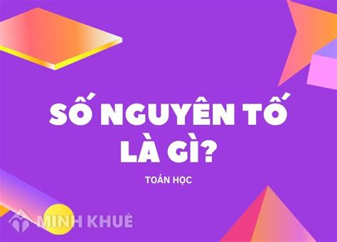 Tìm Hiểu Số Nguyên Tố Là Gì Ví Dụ để ôn Tập Lại Kiến Thức Cơ Bản Trong