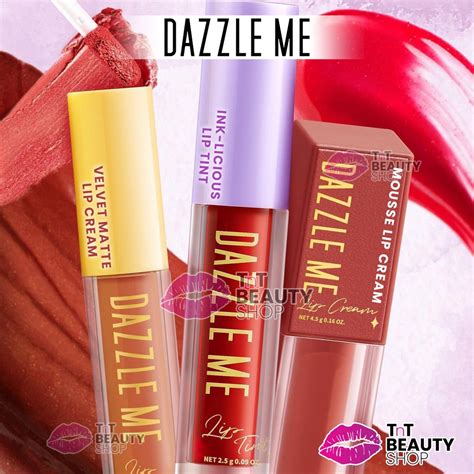 Jual DAZZLE ME Ink Licious Lip Tint Velvet Matte Lip Cream Mousse