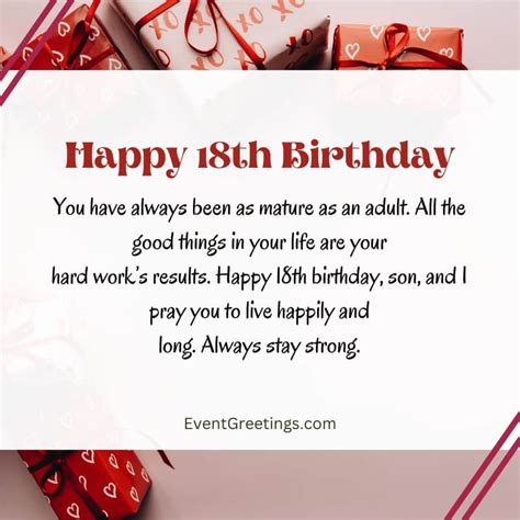 18th Birthday Messages Wishes And Quotes Wishesmsg 50 Off