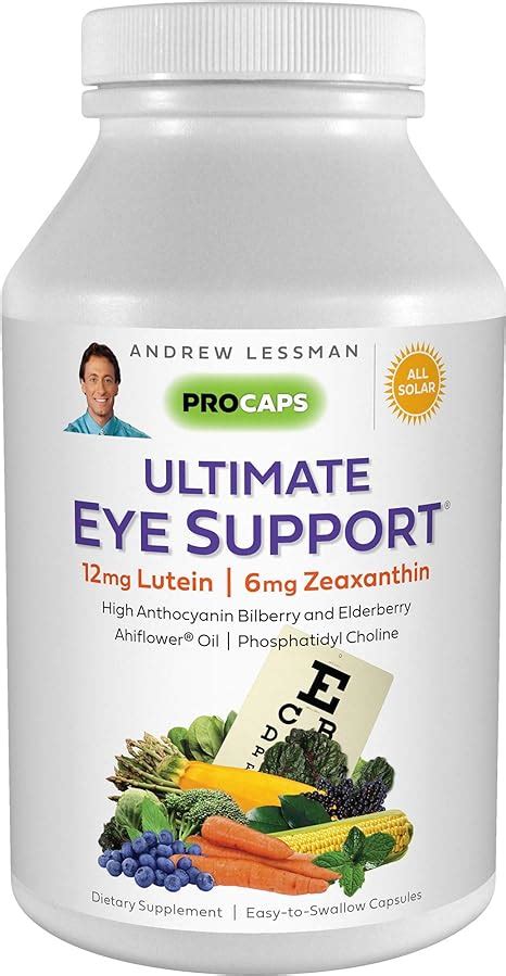 Amazon Andrew Lessman Ultimate Eye Support Softgels Mg