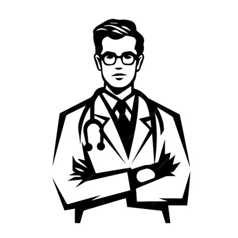 Premium Vector | Doctor vector logo illustration