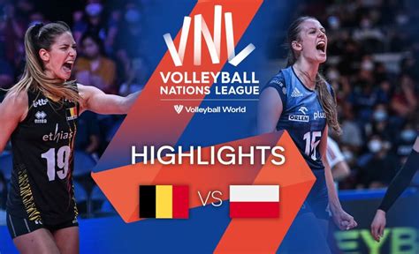 BEL Vs POL Highlights Week 2 Women S VNL 2022 VCP Volleyball