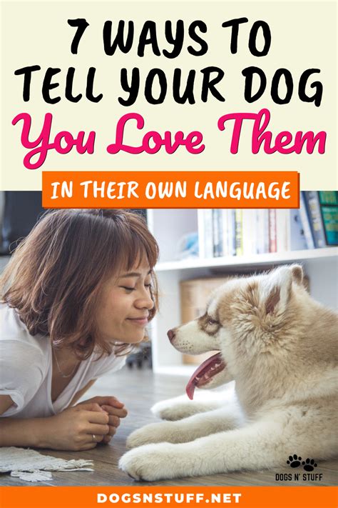 How To Tell Your Dog You Love Them In Their Own Language Puppy Care