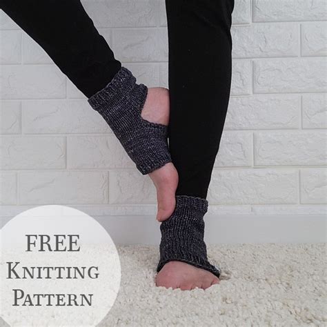 Free Toeless Yoga Sock Knitting Pattern Finding Purpose Brome Fields