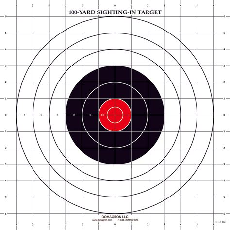 Free Printable 100 Yard Rifle Targets