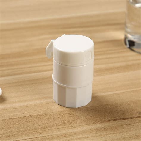 In Portable Pill Medicine Crusher Splitter Tablet Divider Cutter