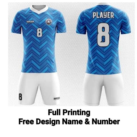 Ztr Jersey Futsal Jersey Sepakbola Jerset Setelan Custom Free Design