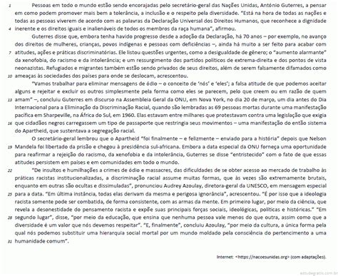 No que se refere ao texto e a seus aspectos linguísticos